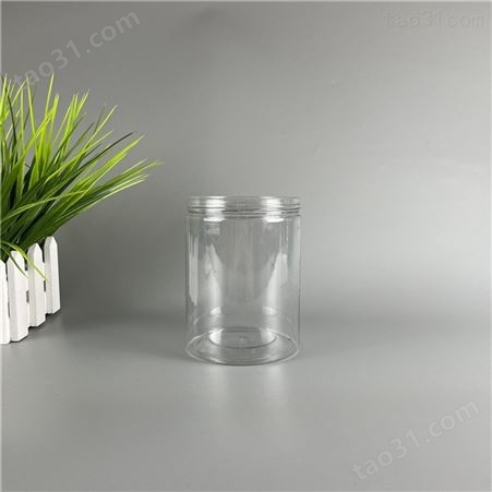 依家  创意玻璃罐子 pet塑料透明易拉罐铝盖 生产厂家