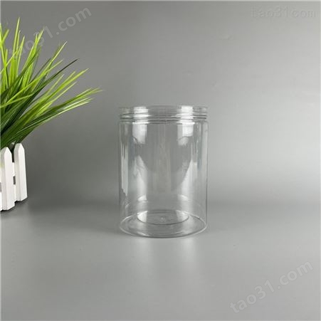 依家  创意玻璃罐子 pet塑料透明易拉罐铝盖 生产厂家