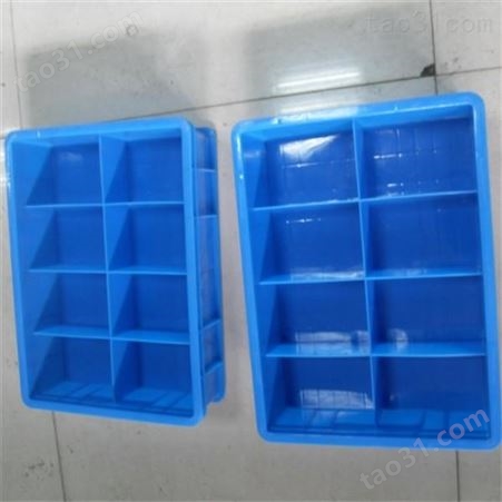 厂家供应 斜口零件盒 塑料方盘长方形 防静电塑胶方盘