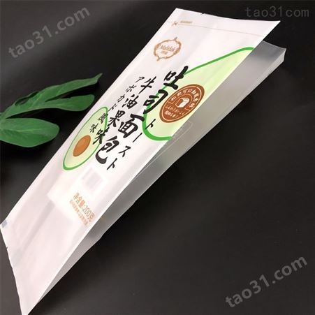 200克咸蛋黄吐司面包包装袋定制厂家生产烘培食品袋德远塑业侧边封包装袋