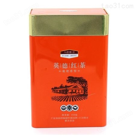 马口铁茶叶罐生产厂家 铁皮茶叶罐 麦氏罐业 圆形英德红茶铁盒定制 绿茶铁盒包装厂
