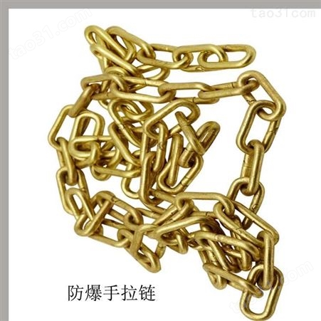 铜链子手拉葫芦用链子大号小号防爆链条1米5米10米可定制渤海防爆生产