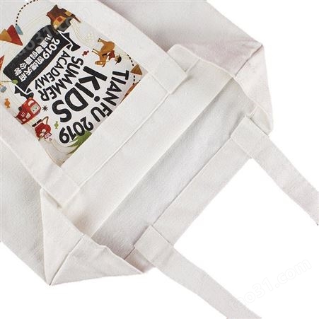 创色印花手提帆布包学生单肩棉布袋广告购物礼品袋定制LOGO