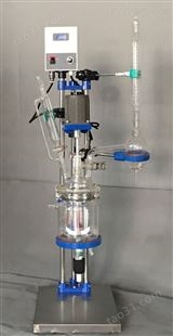 上海东玺S212-0.5L实验室双层玻璃反应釜萃取控温准确