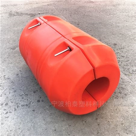 塑胶管道用红色浮漂桶 疏浚浮体价格