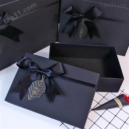化妆品盒高档黑色礼品盒 护肤品彩盒批发 _源优_ 创意韩版可乐包装礼盒