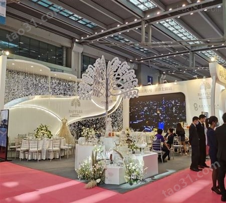 婚博会展台搭建设计-成都/重庆婚博会展览工厂