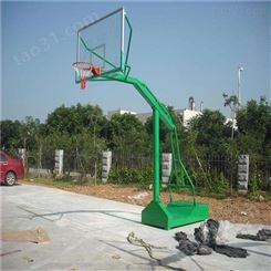 奥雲体育器材生产 户外运动比赛用 立柱式篮球架 不易生锈