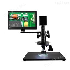 【3DHDMI高清显微镜】检测焊接电路板放大视频显微镜