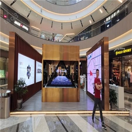 北京摩拓为 360度全息投影多媒 幻影成像 大厅展厅投影系统