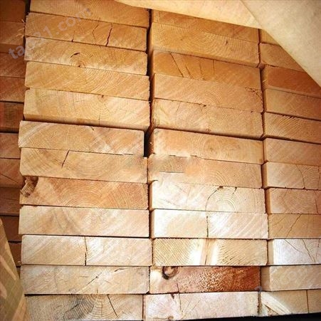 建筑木方 呈果木业 4X7进口木方批发 建筑用木方