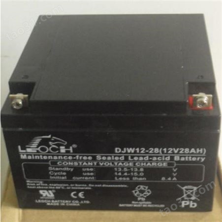 理士LEOCH蓄电池DJM1250S 12V50AH 20HR 使用规格