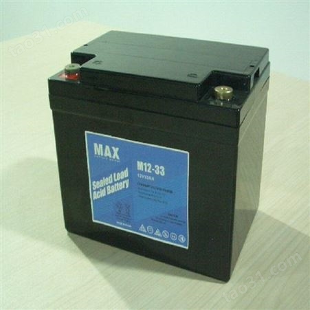 MAX蓄电池M12-100 12V100AH 20HR UPS EPS应急配电柜 安防电源系统