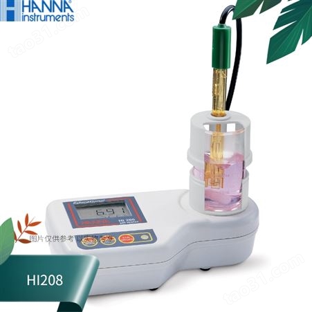 HI208哈纳HANNA台式PH测定仪汉钠酸度计