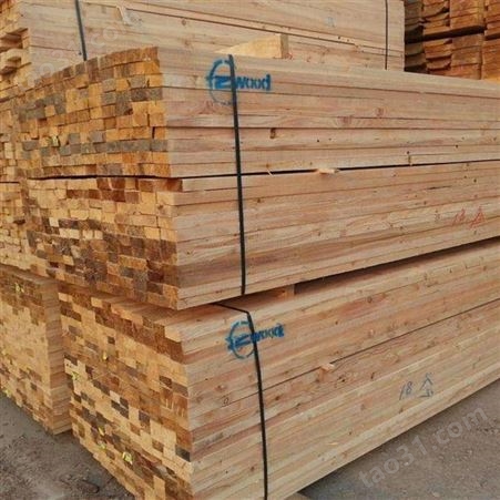 建筑工程方木 呈果木材加工厂长期加工4米花旗建筑工程方木