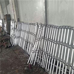 镀锌球节栏杆 5球接立柱 电厂平台防护栏 环形围栏 林欢金属 低碳钢